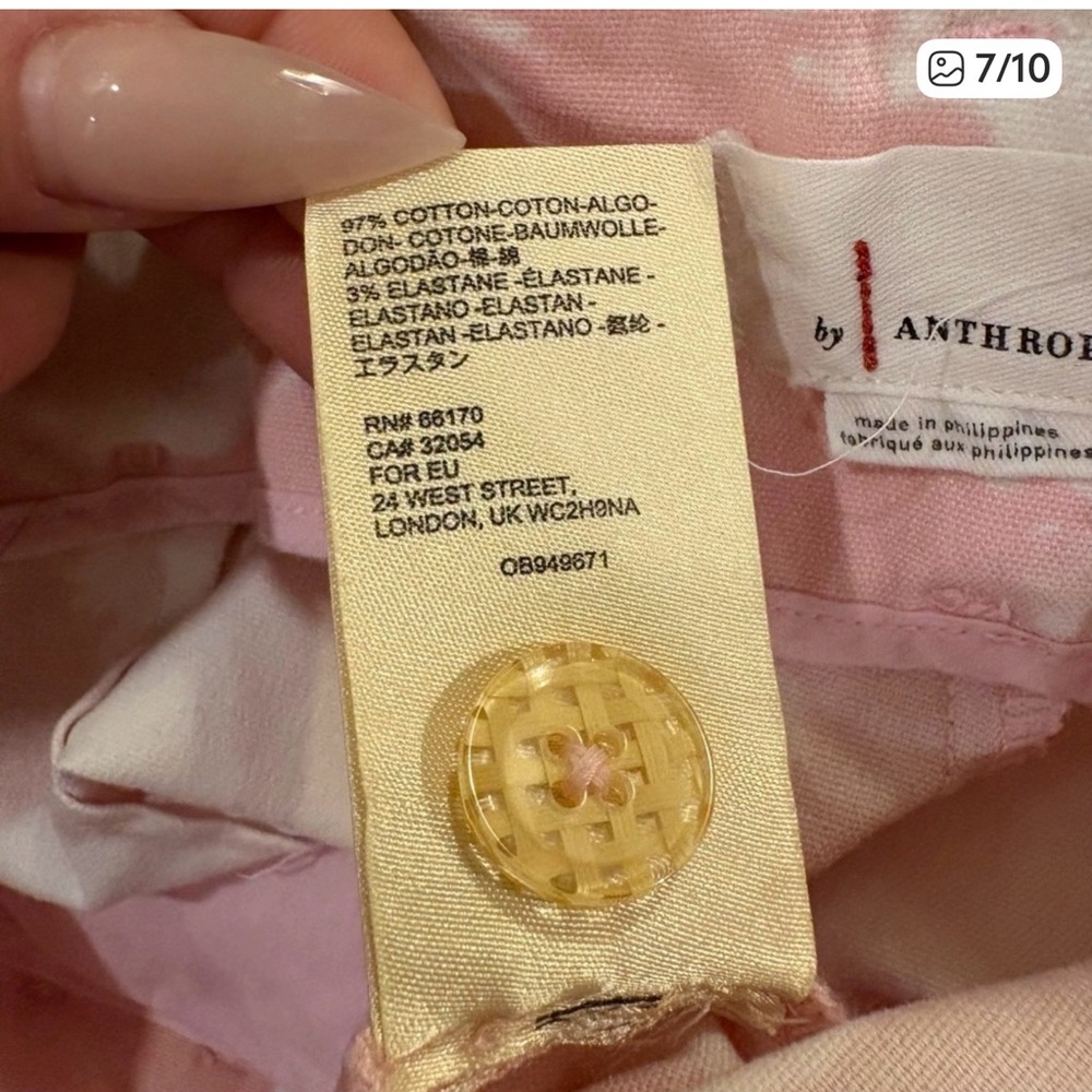 Anthropologie pants, sz 10 - Picture 6 of 7